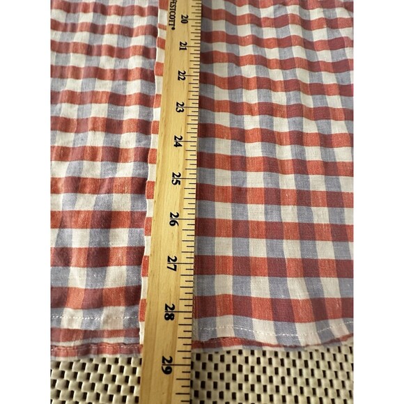 Tommy Bahama Linen‎ Blend Shirt Men L Plaid Gingham Short Sleeve Button Down Up - Picture 11 of 13